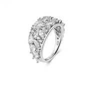 Anello Rosato Donna Gemma in Argento Zircone RZGE46A - RZGE46A